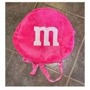 Pink M&M Chocolate Pink Backpack NWOT